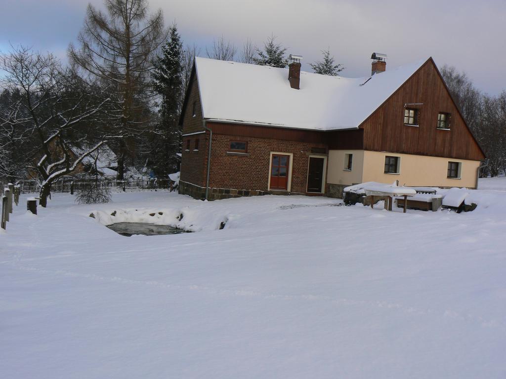 Chalupa Na Louce Salmov Villa Mikulášovice Kamer foto